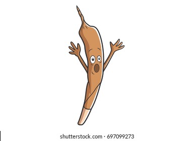 The Joint Feared. Vector Illustration. Isolated on white background.
