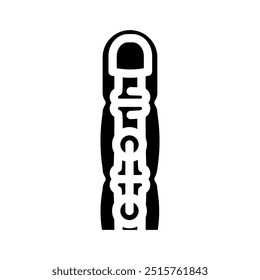 joint fusion surgery glyph icon vector. joint fusion surgery sign. isolated symbol illustration