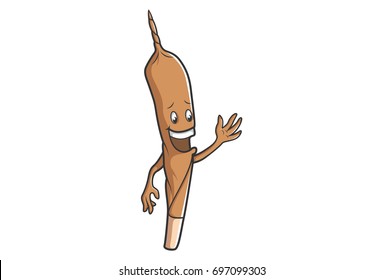 The Joint Happy. Vector Illustration. Isolated on white background.