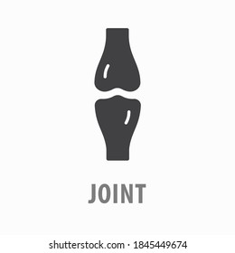 Joint icon. Logo design template. Vector illustration isolated on white.