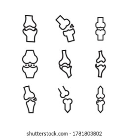 joint icon or logo isolated sign symbol vector illustration - Collection of high quality black style vector icons
