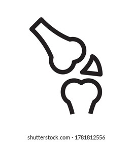joint icon or logo isolated sign symbol vector illustration - high quality black style vector icons
