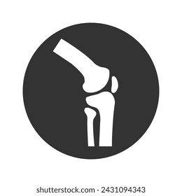 Joint Icon Symbol. Premium Quality Isolated Knee Element In Trendy Vector Style