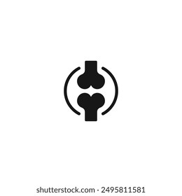 Joint icon vector. EPS 10 editable vector