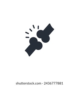 joint icon. vector.Editable stroke.linear style sign for use web design,logo.Symbol illustration.
