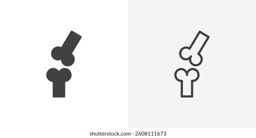 Joint icons design. vector icons for ui designs