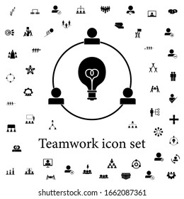 joint ideas icon. Teamwork icons universal set for web and mobile