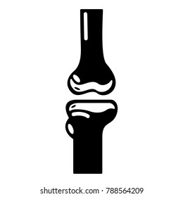 Joint inflammation icon. Simple illustration of joint inflammation vector icon for web.
