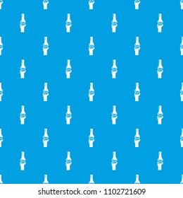 Joint inflammation pattern vector seamless blue repeat for any use