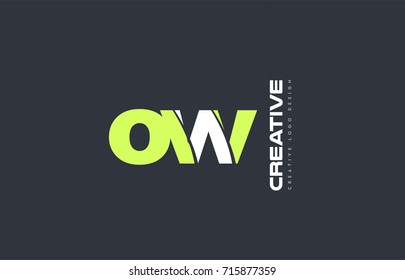 joint joined letter combination alphabet green background  logo icon design company