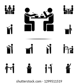 joint lunch icon. Conversation icons universal set for web and mobile