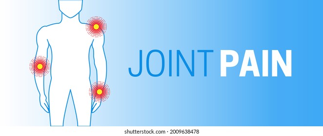 Joint Pain Background Banner Illustration 