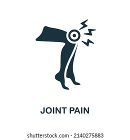 Joint Pain flat icon. Colored element sign from body ache collection. Flat Joint Pain icon sign for web design, infographics and more.