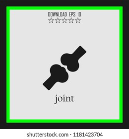 joint sketch vector icon