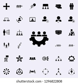 joint thinking icon. Teamwork icons universal set for web and mobile