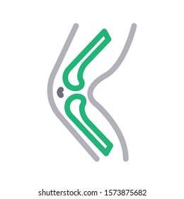 joint vector color line icon 