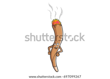 The Joint . Vector Illustration. Isolated on white background.