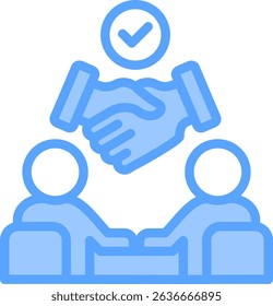 Joint Venture Icon Element For Design