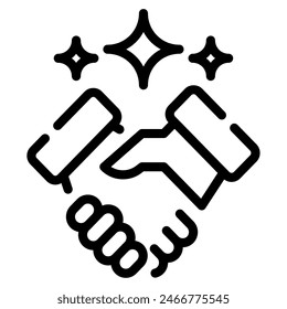 Joint Venture icon for web, app, infographic, etc