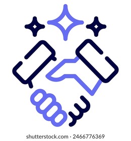 Joint Venture icon for web, app, infographic, etc