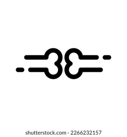 Joints Icon Vector Symbol Design Illustration