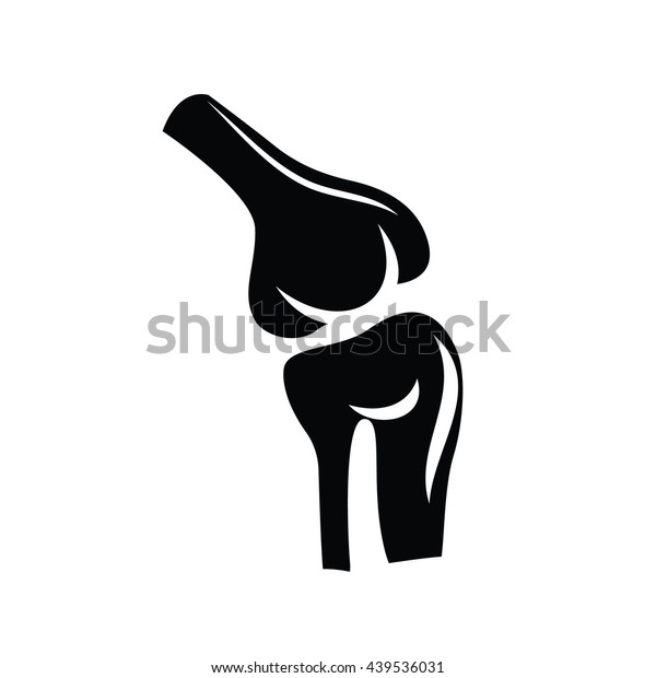 Joints Knee Elbow Humans Animals Icon Stock Vector (royalty Free) 439536031