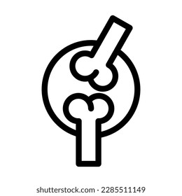 Diseño de iconos de línea del vector de unión