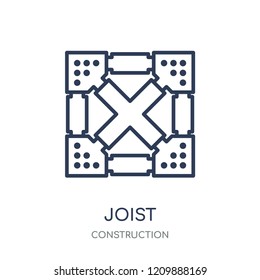 Joist icon. Joist linear symbol design from Construction collection. Simple outline element vector illustration on white background.