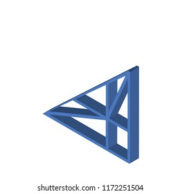 Joist isometric left top view 3D icon