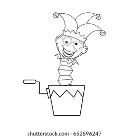 joke box with harlequin icon