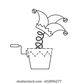 joke box with harlequin icon