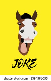 joke funny cartoon illustration for t-shirt