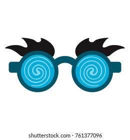 Joke glasses isolated