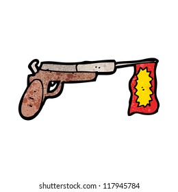 Joke Gun Cartoon Stock Vector (Royalty Free) 117945784 | Shutterstock