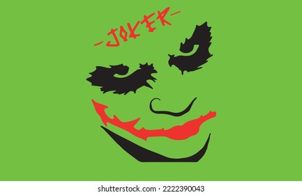 vector de diseño artístico de joker