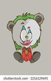 joker bear in red suit