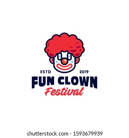 joker Clown face vector logo icon. Circus actor simple solid icon. Symbol,illustration. Pixel perfect vector graphics