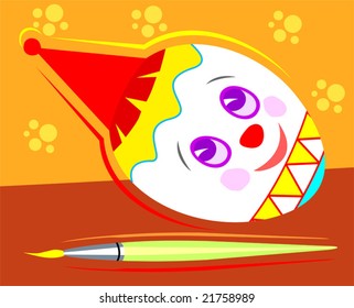 joker egg brush