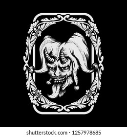 JOKER EVIL vector illustration