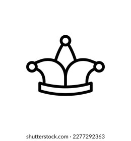 Joker Flat Icon Logo Illustration. Medieval Icon-set. Suitable For Web Design, Logo, App.