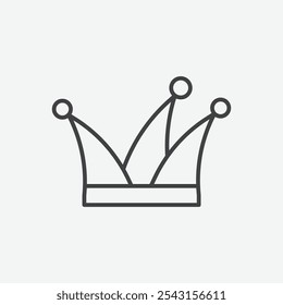 Joker hat icon set. vector illustration.
