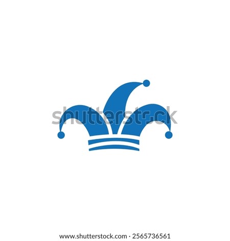 Joker hat icon Thin line illustration set