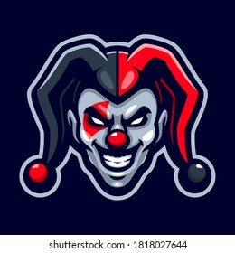 Joker Head esports Mascot Logo