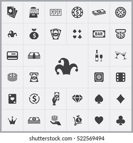 joker icon. casino icons universal set for web and mobile