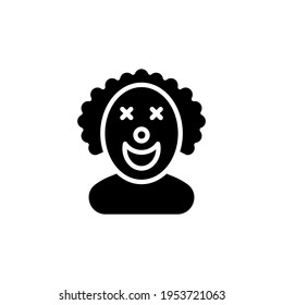Icono de bromista en vector. Logotipo