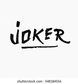 3,800 Joker Text Images, Stock Photos & Vectors | Shutterstock