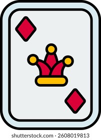 Joker Line vector Icon Design