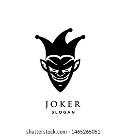 joker logo icon design vector illustration