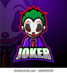 Joker Mascot Esport Logo Design