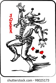 Joker playing card